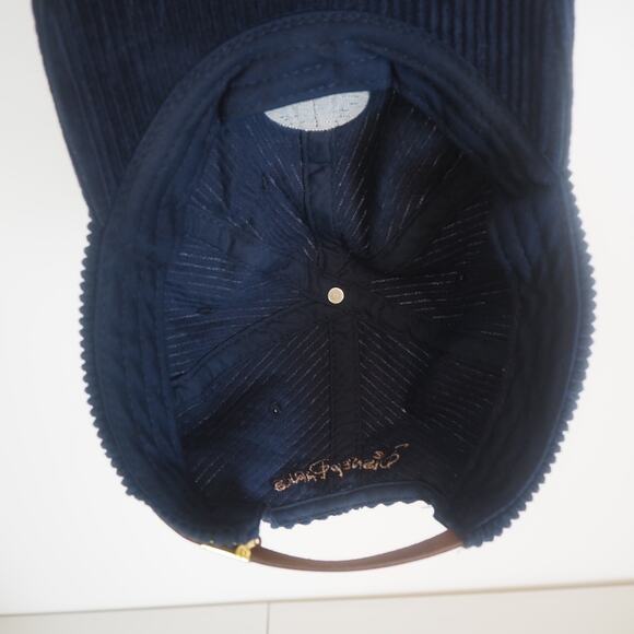 Disney Mickey Mouse Blue Corduroy Disney Parks Baseball Hat Adjustable Snap Back - Picture 8 of 10